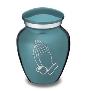 Vente chaude violet rentrer à la maison embrasser souvenir urnes de crémation indien fait à la main souvenir en métal avec bande en étain - Product Image 5