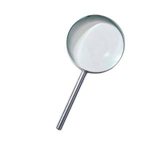 Aluminium Magnifying Glass High Clarity Lens Metal Handle Stainless Steel Handheld <b>Magnifier</b> for <b>Reading</b> Jewelry Coins Crafts - Product Image 3