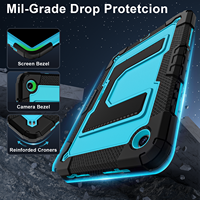 Coque robuste en silicone pour tablette PC, support intégré robuste pour Samsung Galaxy Tab A11 Plus A9 Plus 11 pouces