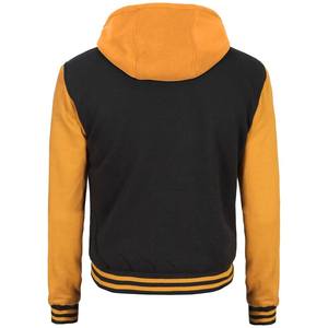 Veste universitaire noire pour bébé de haute qualité avec patch de broderie, style Streetwear été, disponible en vrac, fournisseur OEM - Product Image 4