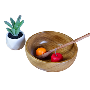 ชามไม้อะคาเซียชามสลัดไม้ชามขนาดใหญ่สำหรับเครื่องครัวจากผู้ผลิตเวียดนาม - Product Image 5
