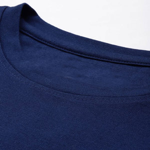 Camiseta de Manga Corta Azul Marino para Hombre SONISPO, Corte Regular, Cuello Redondo, Informal, de Algodón Transpirable, con Logotipo Estampado en la Parte Delantera - Product Image 5