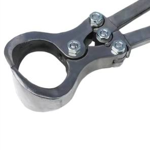 Herramienta de castración con mango negro sin sangre, alicates de castración de ovejas y cabras, abrazadera de equipo de castración de acero inoxidable - Product Image 3