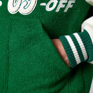 Chaqueta de bombardero de estilo universitario de lana Vintage XL para hombre, calidad Premium, cómoda, ligera, patrón de moda de invierno, acabado de lona - Product Image 6