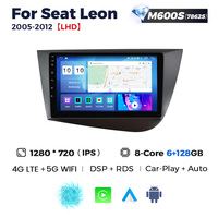 NaviFly Layar Sentuh Android Qled Wifi Terbaru untuk Seat Leon 2005-2012 dengan Car Play Android Auto