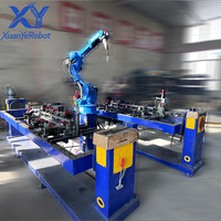 Station de soudage robotisée XY-Workstation, robot de soudage industriel, cellule de soudage robotisée, station de nettoyage de la torche, contrôle de haute précision