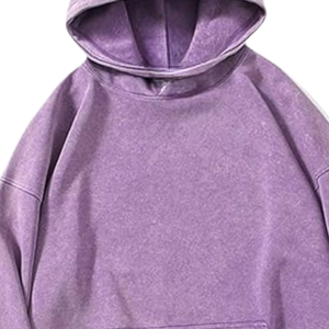 Men Solid Winter Acid Wash <b>Hoodie</b> Oversized Streetwear Heavyweight Cotton <b>Fleece</b> Drop Shoulder Vintage Pullover Custom - Product Image 3