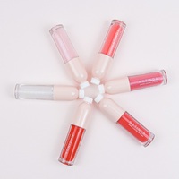 Brillant à lèvres 04 fleur Rose 4g taille de voyage scintillant marque privée Natinda maquillage des lèvres beauté forme liquide