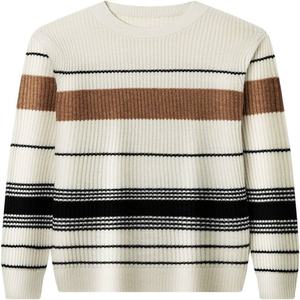 Pull à manches longues au design unique pour hommes, tricoté et respirant, vêtements d'hiver - Product Image 1