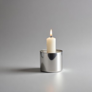 Bougeoir en aluminium à la mode en aluminium à la mode pièce maîtresse approvisionnement direct en usine de bougeoirs en métal à un prix raisonnable - Product Image 4