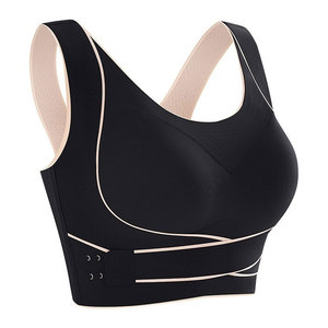 Sujetador deportivo de alta calidad para mujer, talla grande, con espalda cruzada, antideslizante, con hebilla lateral, tipo top, hecho en Pakistán. - Product Image 1