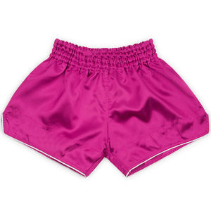 Pantalones cortos de boxeo Muay Thai para hombre, 100% poliéster, sólido, informal, transpirable, de secado rápido, con logotipo personalizado - Product Image 4