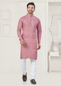 Coton doux lourd prêt à l'emploi avec séquence de broderie et Kurta pour tous les types de fonctions - Product Image 4