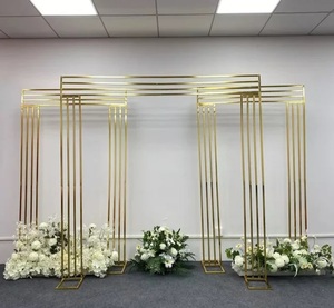 Soporte de Bienvenida Cuadrado de Metal Dorado de Calidad Lujosa, Autoadhesivo, para Decoración de Hoteles, Restaurantes y Bodas - Product Image 5
