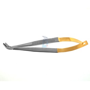 Instrumento quirúrgico oftálmico de alta calidad, soporte de aguja de 90 grados con puntas TC de 5mm, pinzas de Herramienta de sujeción de acero inoxidable - Product Image 3