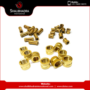 น็อตทองเหลืองอเนกประสงค์ไมโครแทรกทองเหลืองตรงจากอินเดีย - Product Image 2