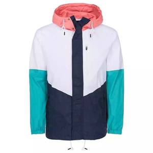 Vêtements de pluie en plein air vestes imperméables jaune et rouge bloc couleur prix de gros 100% coton nylon haute rue hommes veste d'hiver - Product Image 4