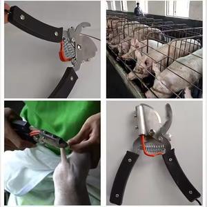 High Quality Reusable <b>Electric</b> Heating Veterinary Surgical Instrument Pig Tail <b>Cutter</b> for Swine Goat Farming Piglet Surgical - Product Image 2