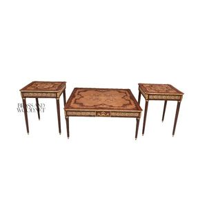 Juego de Mesa de Centro de Madera de Lujo - Product Image 1
