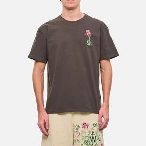 เสื้อยืดผ้าฝ้าย100% สำหรับผู้ชายเสื้อยืดปักโลโก้ด้วยผ้าถักลายพื้นทำเองได้ - Product Image 5