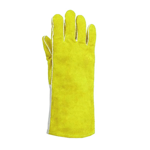 Gants de soudage en cuir résistant à l'abrasion, résistants à la chaleur, personnalisés, non rigides, de sécurité, imperméables, antidérapants, durables - Product Image 6