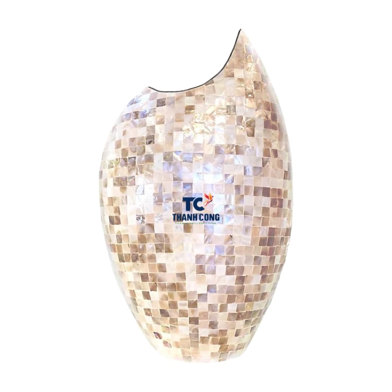 Высококачественная ваза с перламутром ручной работы Capiz Shell Рамадан для домашнего декора ваза для швабры для дисплея вьетнамский производитель