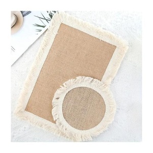 Best Selling Elegant <b>Dining</b> <b>Table</b> Placemat Custom Nordic Style Unique Round Design OEM ODM Promotional Embroidered Wedding Use - Product Image 4