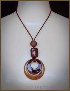Collier de perles de résine à la mode pour un usage quotidien - Product Image 4