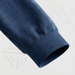 Conjunto Deportivo de Manga Larga con Cremallera para Mujer, Nuevo, Personalizado, de Algodón, Secado Rápido, Transpirable, con Top Corto y Pantalones Cortos, Conjuntos Sólidos Personalizados - Product Image 6