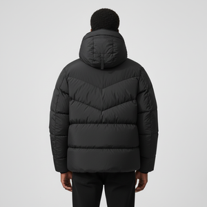 Chaqueta Bomber para Hombre 2026 con Logotipo Personalizado OEM/ODM, Cuello Alto, Logotipo Frontal, Chaqueta de Invierno Impermeable y Transpirable de Alta Calidad - Product Image 4