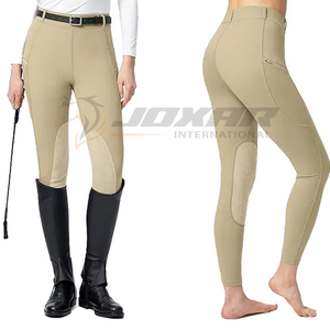 Jodhpurs ขี่แบบคลาสสิกที่มีความทนทานผ้ารัดเอวที่ปลอดภัยเสริมหัวเข่าและระบายอากาศได้สะดวกสบายสำหรับผู้ขับขี่ทุกคน - Product Image 1