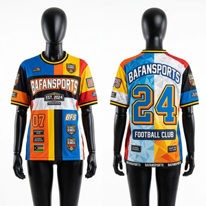 Maillot de football en polyester 260 GSM orange et noir, impression par sublimation, logo personnalisé en twill, maillot de football pour femmes - Product Image 4