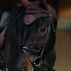 Pakistan fait cheval oreille bonnet léger respirant lavable crochet mouche voile confortable et élégant protection équestre - Product Image 6