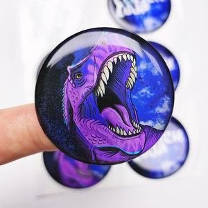 High Quality 3D Crystal Epoxy Raised Logo Sticker Polyurethane Domed <b>Decal</b> 3D Epoxy Doming Stickers - Product Image 2