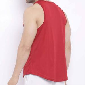 Camiseta sin mangas para hombre, ligera y absorbente de humedad, perfecta para gimnasio, correr y entrenar - Product Image 4