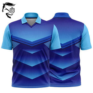 OEM de haute qualité pour hommes pour polos à la mode solide motif toile pour sublimation usine vente en gros - Product Image 3