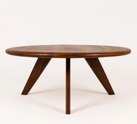 Designer moderne avancé artisanat en métal Table basse Simple salon maison appartement Table basse en bois