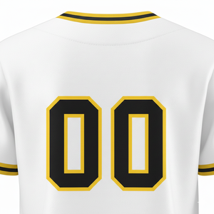 Camiseta de Béisbol Personalizada de Alta Calidad con Dos Botones y Manga Corta para Hombres, Mujeres y Niños, Servicio OEM Rápido para Softbol - Product Image 3
