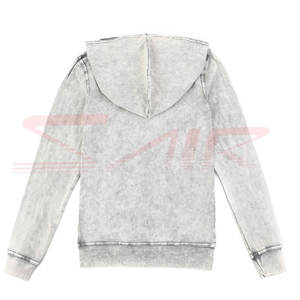 Sweat à capuche 100% coton pour hommes séchage rapide respirant conception délavée à l'acide impression de logo personnalisé pour l'hiver vente en gros sur mesure - Product Image 3