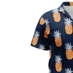 Chemise Hawaïenne Homme en Tissu Rayonne Coton Premium Coupe Décontractée Chemise Hawaïenne Homme Imprimé Tropical Couleurs Inaltérables - Product Image 2