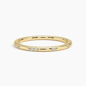 Anillo de Compromiso Apilable para Mujer, Chapado en Oro Rosa de 14k, con Diamante Cultivado en Laboratorio, Certificado IGI, Personalizable para Aniversario - Product Image 5