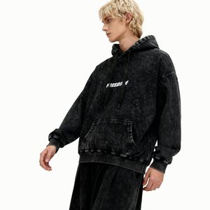 Sudaderas con capucha Unisex de algodón de gran calidad para hombre, Jersey Sudadera con capucha pesada con interior de lana, sudadera con logotipo personalizado, sudaderas con capucha para hombre en blanco - Product Image 2