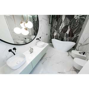 แผ่นควอตซ์คริสตัลสีขาว Zeus ขนาดใหญ่ สำหรับห้องครัวและผนัง ดีไซน์ทันสมัย - Product Image 2