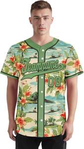 Meilleure vente d'uniforme de baseball personnalisable pour hommes avec logo respirant pour les équipes fabriqué au Pakistan - Product Image 2