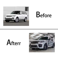 Accesorios de Kit de Carrocería para Land Rover Range Rover, Parrilla, Parachoques Delantero, Faldón Lateral, Parrilla, Actualización para L405 SVO 2018-2022