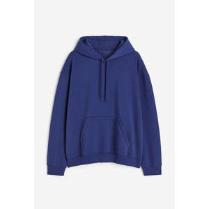 เสื้อฮู้ดผ้าฟลีซแบบสวมหัวเสื้อมีฮู้ดโอเวอร์ไซส์สีเรียบ350gsm โลโก้ออกแบบได้ตามต้องการ - Product Image 1