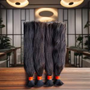 Meilleur fournisseur de cheveux en vrac de temple indien pour une utilisation en usine Machine à cheveux double trame de haute qualité - Product Image 2