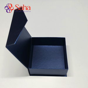 Cajas rígidas hechas a mano VANISHING reciclables bio-degradables Kraft impresión Offset solapa abierta Cajas de Regalo cosméticas gris arte dúplex - Product Image 4
