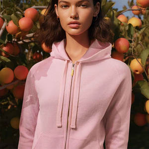 High Quality French Terry Fleece Custom <b>Yellow</b> Zip up <b>Hoodie</b> - Product Image 6