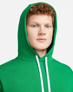 เสื้อฮู้ดสวมหัวสำหรับผู้ชายเสื้อมีฮู้ดแบบสวมหัวเข้ารูปในยิมงานปักแขนยาวขอบโค้งสำหรับเพาะกายผ้าถัก - Product Image 4